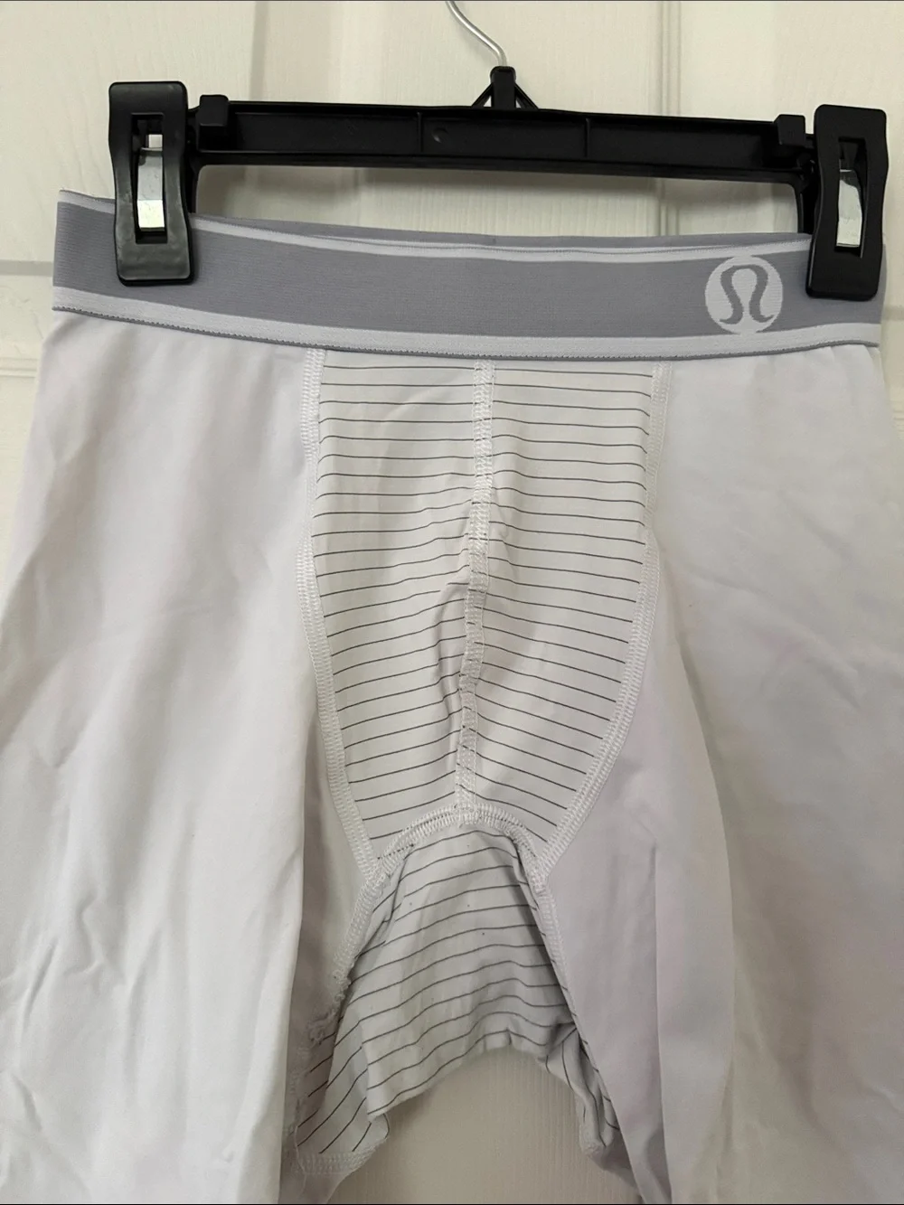 lululemon athletica White & Light Gray Men's Boxer Briefs